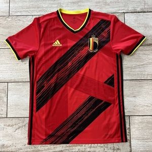 Adidas Aeroready Royal Belgian FA - 1895 Futbol Soccer Shirt Red Medium ⚽️